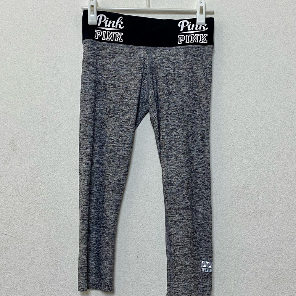 Gray Pink Victoria’s Secret Leggings- (EUC) Size XS